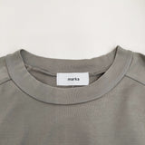 marka CREW NECK L/S COMPACT天竺 定価16500円 M21A-14CS01C サイズ2 長袖Ｔシャツ カットソー ロンＴ グレー メンズ マーカ【中古】5-0805M♪