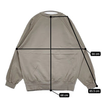 marka CREW NECK L/S COMPACT天竺 定価16500円 M21A-14CS01C サイズ2 長袖Ｔシャツ カットソー ロンＴ グレー メンズ マーカ【中古】5-0805M♪