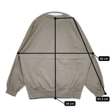 marka CREW NECK L/S COMPACT天竺 定価16500円 M21A-14CS01C サイズ2 長袖Ｔシャツ カットソー ロンＴ グレー メンズ マーカ【中古】5-0805M♪