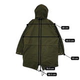 YAECA LIKE WEAR RILAX 36 S モッズコート 165003 ナイロン コート カーキ メンズ ヤエカ【中古】5-0823T∞