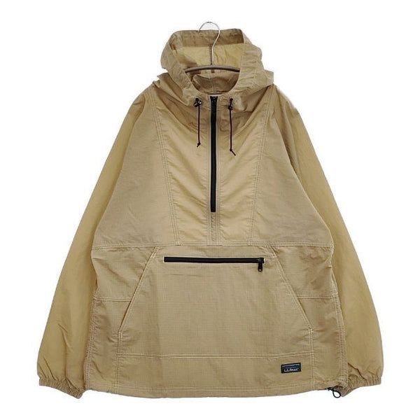 L.L.Bean Bean's LIGHT NYLON ANORAK ビーンズライトナイロンアノラック 3175-1033 ジャケット ベージュ メンズ エルエルビーン【中古】5-1019M∞