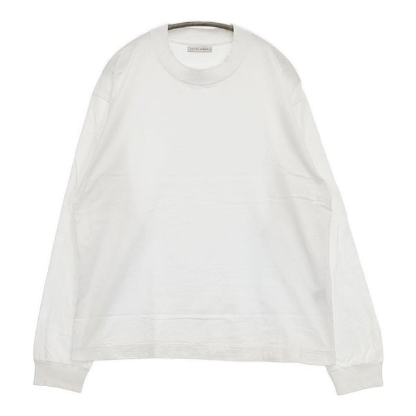 UNITED ARROWS SARROWS サローズ オーガニックコットン モックネック 長袖Ｔシャツ カットソー ロンＴ ホワイト メンズ ユナイテッドアローズ【中古】5-1001M∞