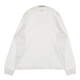 UNITED ARROWS SARROWS サローズ オーガニックコットン モックネック 長袖Ｔシャツ カットソー ロンＴ ホワイト メンズ ユナイテッドアローズ【中古】5-1001M∞