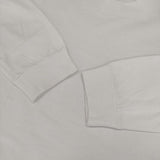 UNITED ARROWS SARROWS サローズ オーガニックコットン モックネック 長袖Ｔシャツ カットソー ロンＴ ホワイト メンズ ユナイテッドアローズ【中古】5-1001M∞