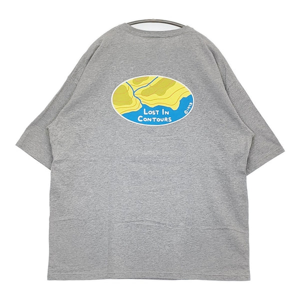 koti BEAUTY&YOUTH別注 LOST IN CONTOURS サイズXL 半袖Ｔシャツ カットソー グレー メンズ コティ【中古】5-0704S♪