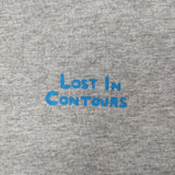 koti BEAUTY&YOUTH別注 LOST IN CONTOURS サイズXL 半袖Ｔシャツ カットソー グレー メンズ コティ【中古】5-0704S♪