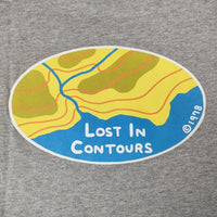 koti BEAUTY&YOUTH別注 LOST IN CONTOURS サイズXL 半袖Ｔシャツ カットソー グレー メンズ コティ【中古】5-0704S♪