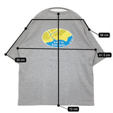 koti BEAUTY&YOUTH別注 LOST IN CONTOURS サイズXL 半袖Ｔシャツ カットソー グレー メンズ コティ【中古】5-0704S♪