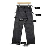 YSTRDY'S TMRRW コットンナイロンパンツ yt-p0309 パンツ ブラック メンズ イエスタデイズトゥモロウ【中古】5-1001G∞