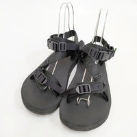 D.Roundy River Sandal リバーサンダル オールブラック Vibram ビブラムソール サンダル ブラック メンズ ディーラウンディ【中古】5-0621S◎