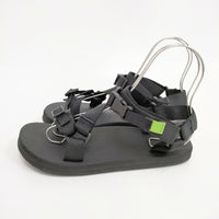 D.Roundy River Sandal リバーサンダル オールブラック Vibram ビブラムソール サンダル ブラック メンズ ディーラウンディ【中古】5-0621S◎