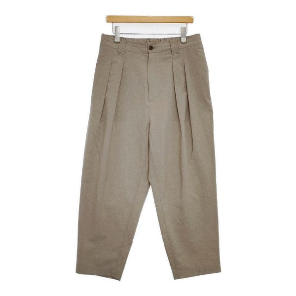 adam et Rope ワイドテーパードアンクルパンツ GMS-03030-A パンツ グレージュ メンズ アダムエロペ【中古】5-1001G∞