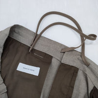 adam et Rope ワイドテーパードアンクルパンツ GMS-03030-A パンツ グレージュ メンズ アダムエロペ【中古】5-1001G∞
