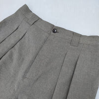 adam et Rope ワイドテーパードアンクルパンツ GMS-03030-A パンツ グレージュ メンズ アダムエロペ【中古】5-1001G∞