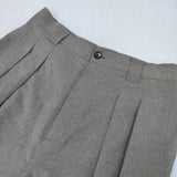 adam et Rope ワイドテーパードアンクルパンツ GMS-03030-A パンツ グレージュ メンズ アダムエロペ【中古】5-1001G∞