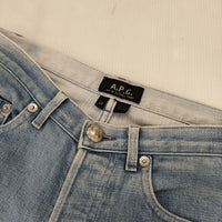 A.P.C. ストレッチデニム ジーンズ デニムパンツ ライトブルー メンズ アーペーセー【中古】5-1001G∞