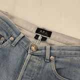 A.P.C. ストレッチデニム ジーンズ デニムパンツ ライトブルー メンズ アーペーセー【中古】5-1001G∞