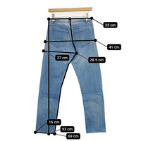 A.P.C. ストレッチデニム ジーンズ デニムパンツ ライトブルー メンズ アーペーセー【中古】5-1001G∞