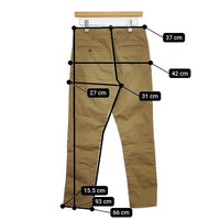 adam et Rope ストレッチパンツ gms-0631-a パンツ ベージュ メンズ アダムエロペ【中古】5-1001G∞