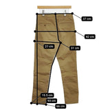 adam et Rope ストレッチパンツ gms-0631-a パンツ ベージュ メンズ アダムエロペ【中古】5-1001G∞