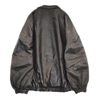 ISSUETHINGS John別注 Lether Jacket 定価181500円 レザー ジャケット 24SS ブラック メンズ イシューシングス【中古】5-0912T♪
