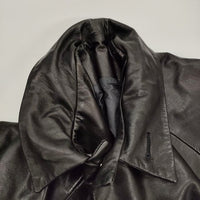 ISSUETHINGS John別注 Lether Jacket 定価181500円 レザー ジャケット 24SS ブラック メンズ イシューシングス【中古】5-0912T♪