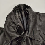 ISSUETHINGS John別注 Lether Jacket 定価181500円 レザー ジャケット 24SS ブラック メンズ イシューシングス【中古】5-0912T♪