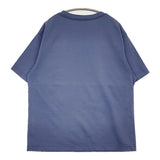 NEON SIGN ワンポイントグラフィックロゴダブルポケットTシャツ NO0830 カットソー ブルーグレー メンズ ネオンサイン【中古】5-0704S♪