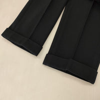 N.HOOLYWOOD アンクルカット スラックス ミスターハリウッド 162-pt05 パンツ ネイビー メンズ エヌハリウッド【中古】5-1001G∞