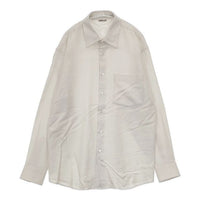 AURALEE SUPER LIGHT WOOL SHIRTS スーパーライトウールシャツ 定価36300円 A22AS01OS 長袖シャツ 22AW オフホワイト メンズ オーラリー【中古】5-1009T∞