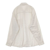AURALEE SUPER LIGHT WOOL SHIRTS スーパーライトウールシャツ 定価36300円 A22AS01OS 長袖シャツ 22AW オフホワイト メンズ オーラリー【中古】5-1009T∞