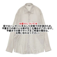 AURALEE SUPER LIGHT WOOL SHIRTS スーパーライトウールシャツ 定価36300円 A22AS01OS 長袖シャツ 22AW オフホワイト メンズ オーラリー【中古】5-1009T∞