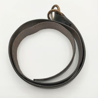 Black Weirdos Ring belt 定価24200円 レザー 革 ベルト 23SS ネイビー メンズ ブラックウィドー【中古】5-0813G∞