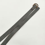 Black Weirdos Ring belt 定価24200円 レザー 革 ベルト 23SS ネイビー メンズ ブラックウィドー【中古】5-0813G∞