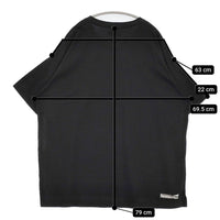 FACETASM クローバー・ロゴプリントオーバーサイズTシャツ KG0-TEE-U12 半袖Ｔシャツ カットソー ブラック メンズ ファセッタズム【中古】5-0704S♪
