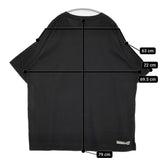 FACETASM クローバー・ロゴプリントオーバーサイズTシャツ KG0-TEE-U12 半袖Ｔシャツ カットソー ブラック メンズ ファセッタズム【中古】5-0704S♪