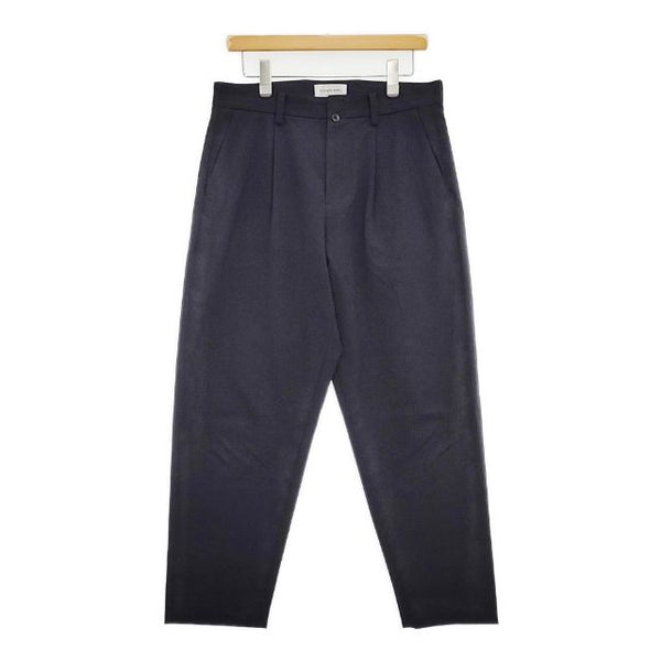 YAECA CONTEMPO 2WAY パンツ タックストレート 定価27500円 52653 パンツ ネイビー メンズ ヤエカ【中古】5-1001G∞