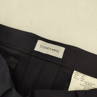 YAECA CONTEMPO 2WAY パンツ タックストレート 定価27500円 52653 パンツ ネイビー メンズ ヤエカ【中古】5-1001G∞