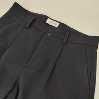 YAECA CONTEMPO 2WAY パンツ タックストレート 定価27500円 52653 パンツ ネイビー メンズ ヤエカ【中古】5-1001G∞