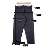 YAECA CONTEMPO 2WAY パンツ タックストレート 定価27500円 52653 パンツ ネイビー メンズ ヤエカ【中古】5-1001G∞