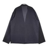 LAMOND. NO-COLLAR SHARI JACKET 定価25300円 LM-O-113 サイズ2 ノーカラージャケット 25SS ネイビー メンズ ラモンド【中古】5-0531M♪