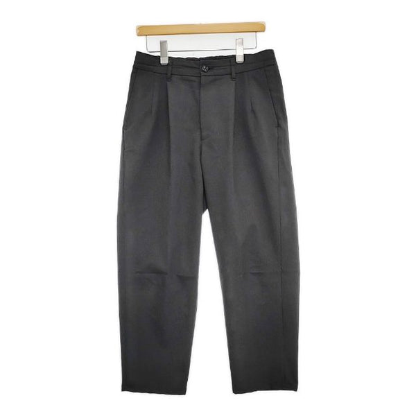 LAMOND. DRY TOUCH SEMI WIDE TROUSERS 定価18700円 LM-P-109-P パンツ 23SS チャコールグレー メンズ ラモンド【中古】5-1001G∞
