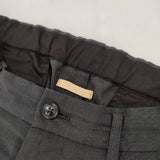 LAMOND. DRY TOUCH SEMI WIDE TROUSERS 定価18700円 LM-P-109-P パンツ 23SS チャコールグレー メンズ ラモンド【中古】5-1001G∞
