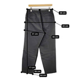 LAMOND. DRY TOUCH SEMI WIDE TROUSERS 定価18700円 LM-P-109-P パンツ 23SS チャコールグレー メンズ ラモンド【中古】5-1001G∞