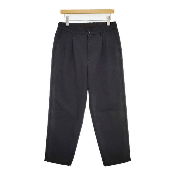 LAMOND. DRY TOUCH SEMI WIDE TROUSERS 定価18700円 LM-P-109-P パンツ 23SS ブラック メンズ ラモンド【中古】5-1001G∞
