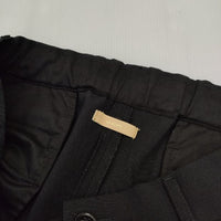 LAMOND. DRY TOUCH SEMI WIDE TROUSERS 定価18700円 LM-P-109-P パンツ 23SS ブラック メンズ ラモンド【中古】5-1001G∞