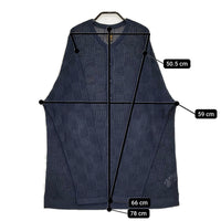 BATONER ヘンリーネック ニット ポロシャツ 日本製 BN-24SM-079 サイズ3 ニット 24SS ネイビー メンズ バトナー【中古】5-0531M♪