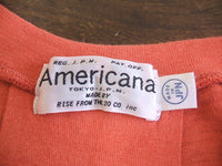 AMERICANA 七分袖カットソー オレンジ レディース アメリカーナ【中古】0-0302M△