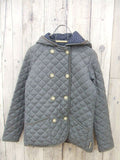 Traditional Weatherwear LUTON キルティングジャケット サイズ34 グレー レディース トラディショナルウェザーウェア【中古】0-0208T◎