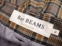 Ray Beams チェックパンツ サイズ0 ベージュ、ブラウン レディース レイビームス【中古】0-0215M▲